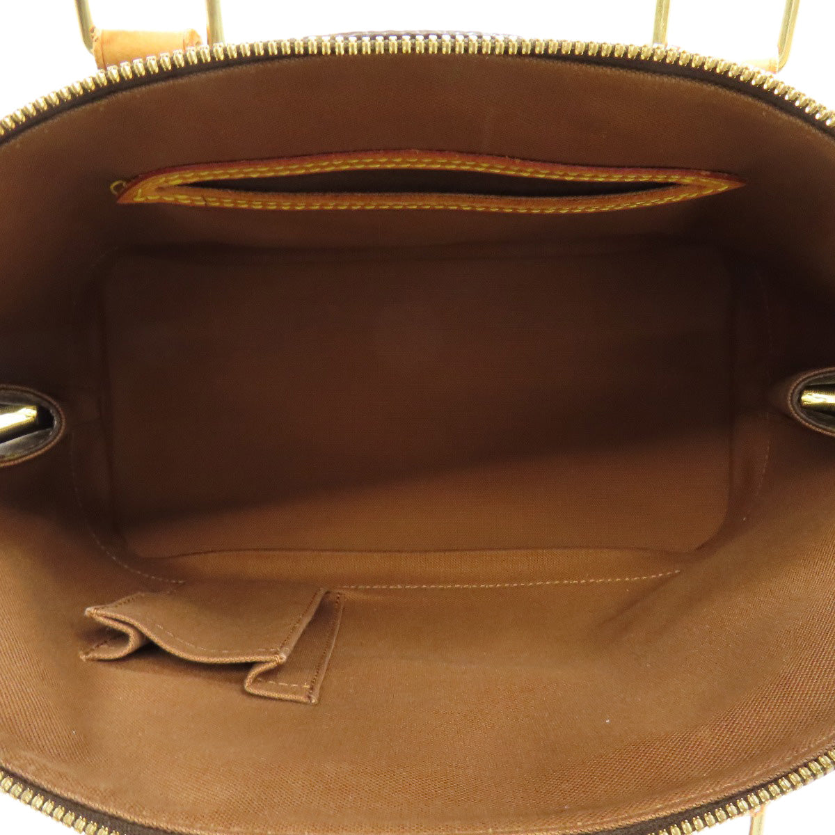 LOUIS VUITTON Handbag M51130 Monogram canvas Brown Alma Women Used Authentic