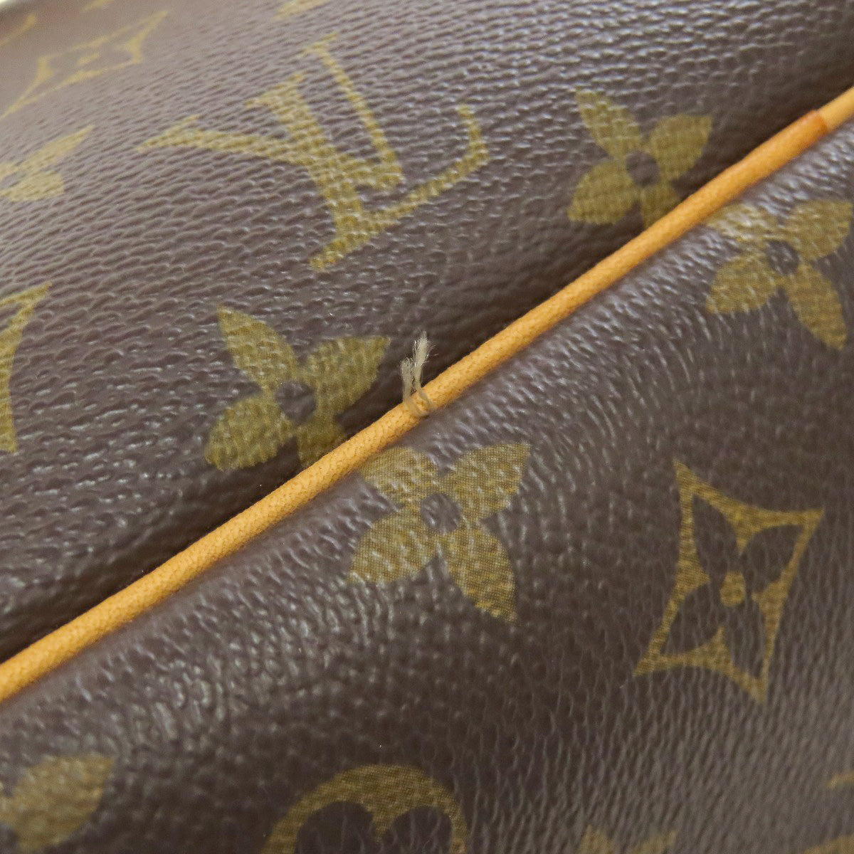 LOUIS VUITTON Handbag M47270 Monogram canvas Brown Deauville Women Used Authentic