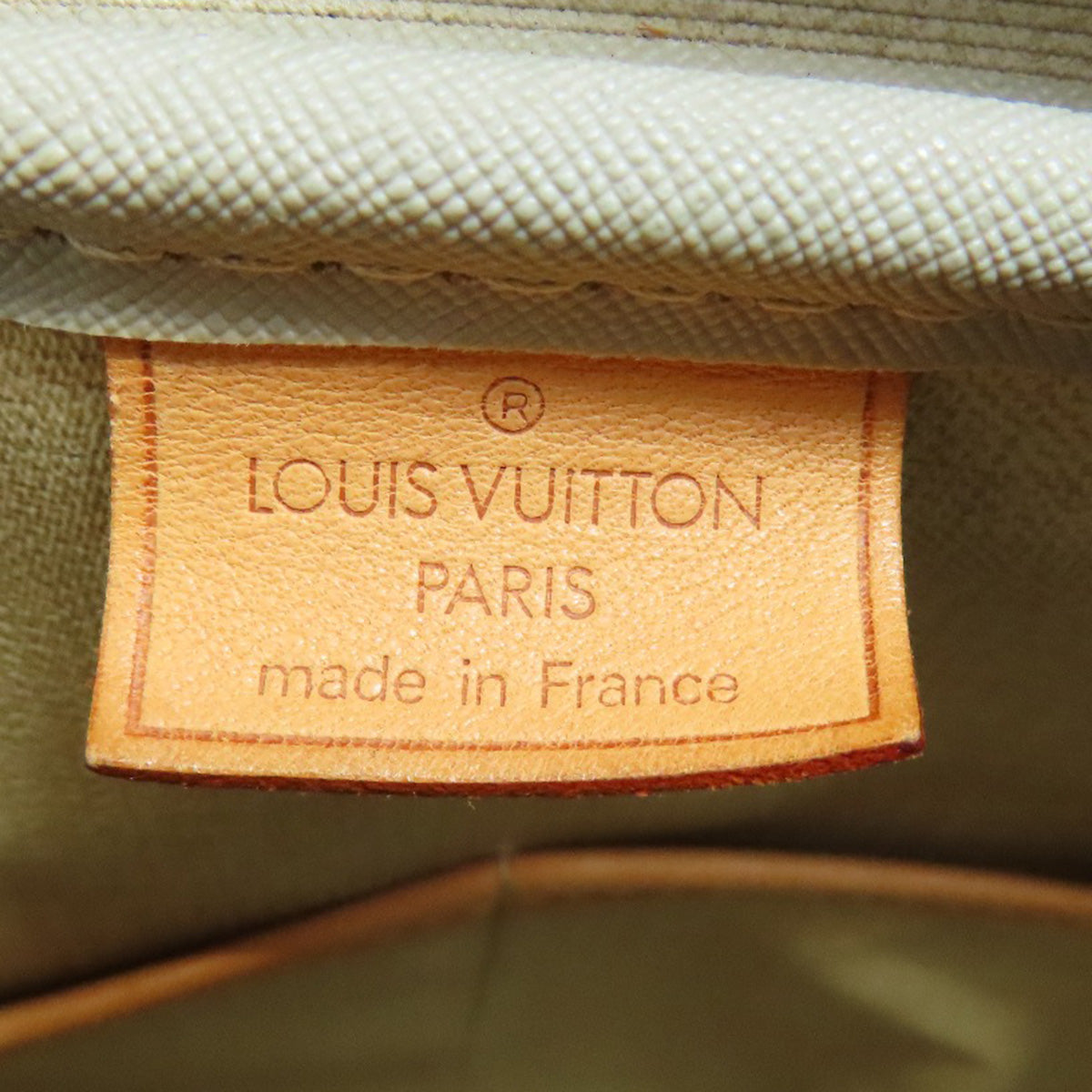LOUIS VUITTON Handbag M47270 Monogram canvas Brown Deauville Women Used Authentic