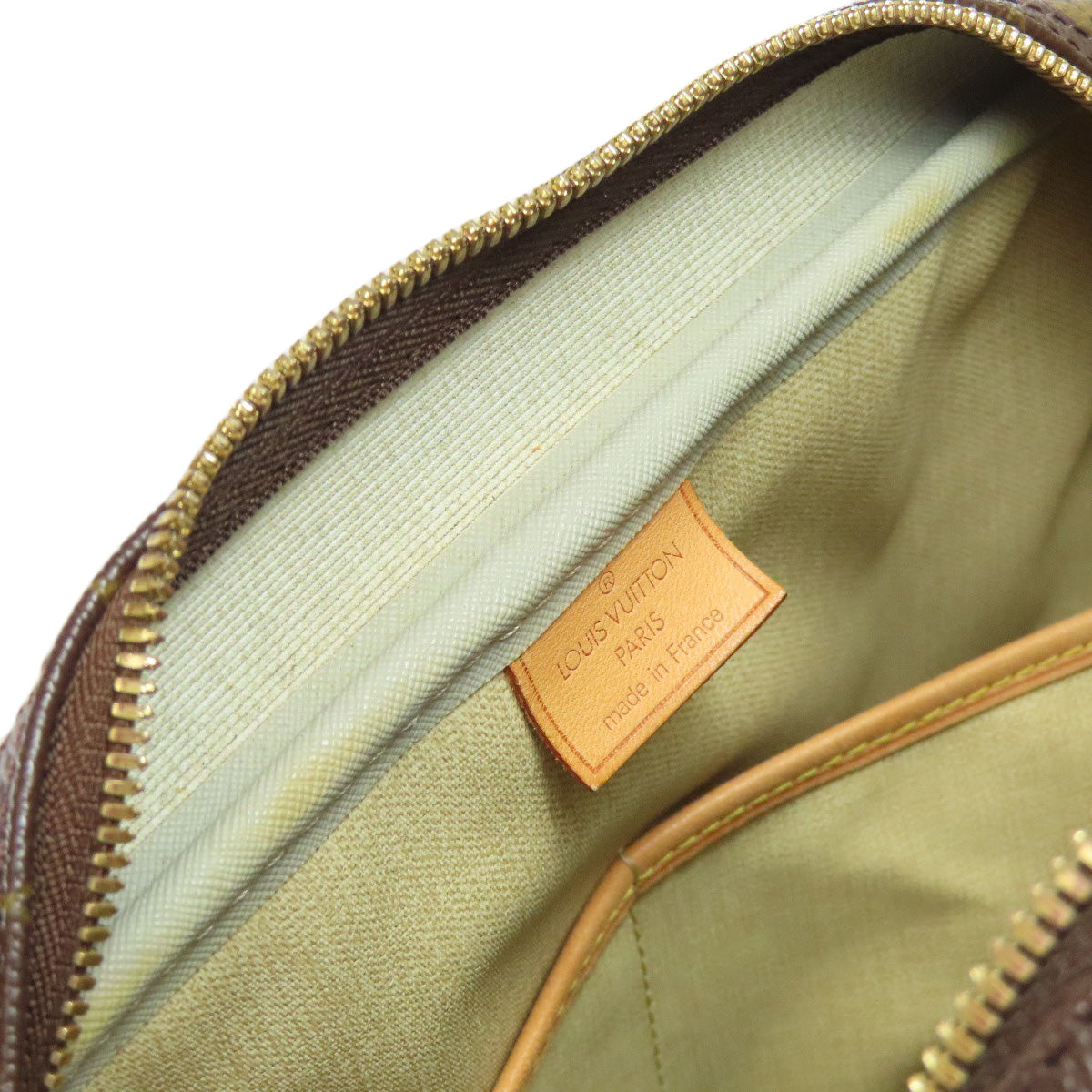 LOUIS VUITTON Handbag M47270 Monogram canvas Brown Deauville Women Used Authentic