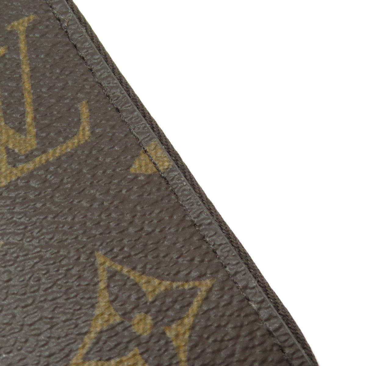 LOUIS VUITTON Long Wallet Purse M41894 Monogram canvas Brown Zippy wallet Women Used Authentic