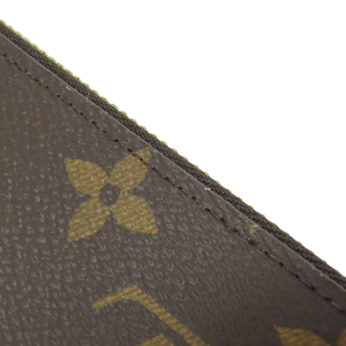 LOUIS VUITTON Long Wallet Purse M41894 Monogram canvas Brown Zippy wallet Women Used Authentic