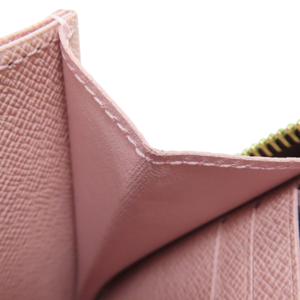 LOUIS VUITTON Long Wallet Purse M41894 Monogram canvas Brown Zippy wallet Women Used Authentic