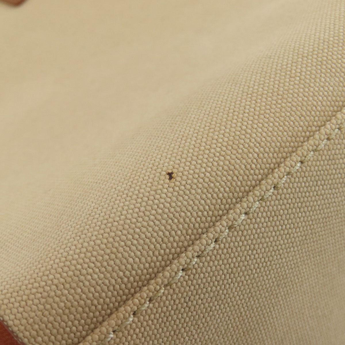 BURBERRY Tote Bag canvas Brown logo Women Used Authentic