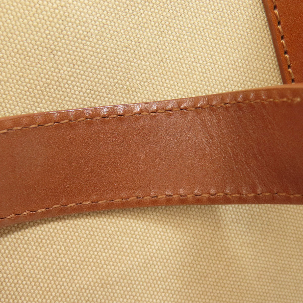 BURBERRY Tote Bag canvas Brown logo Women Used Authentic