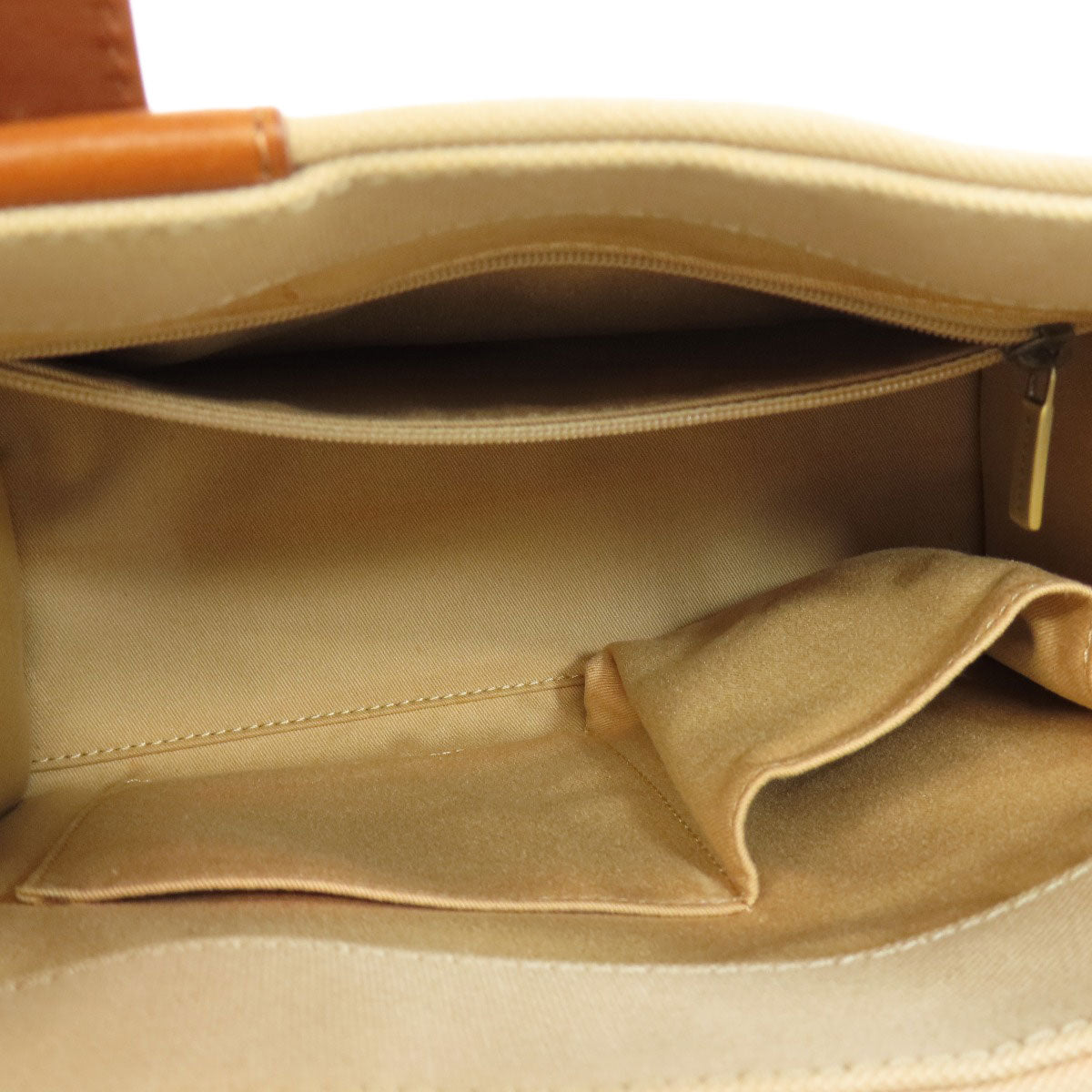 BURBERRY Tote Bag canvas Brown logo Women Used Authentic