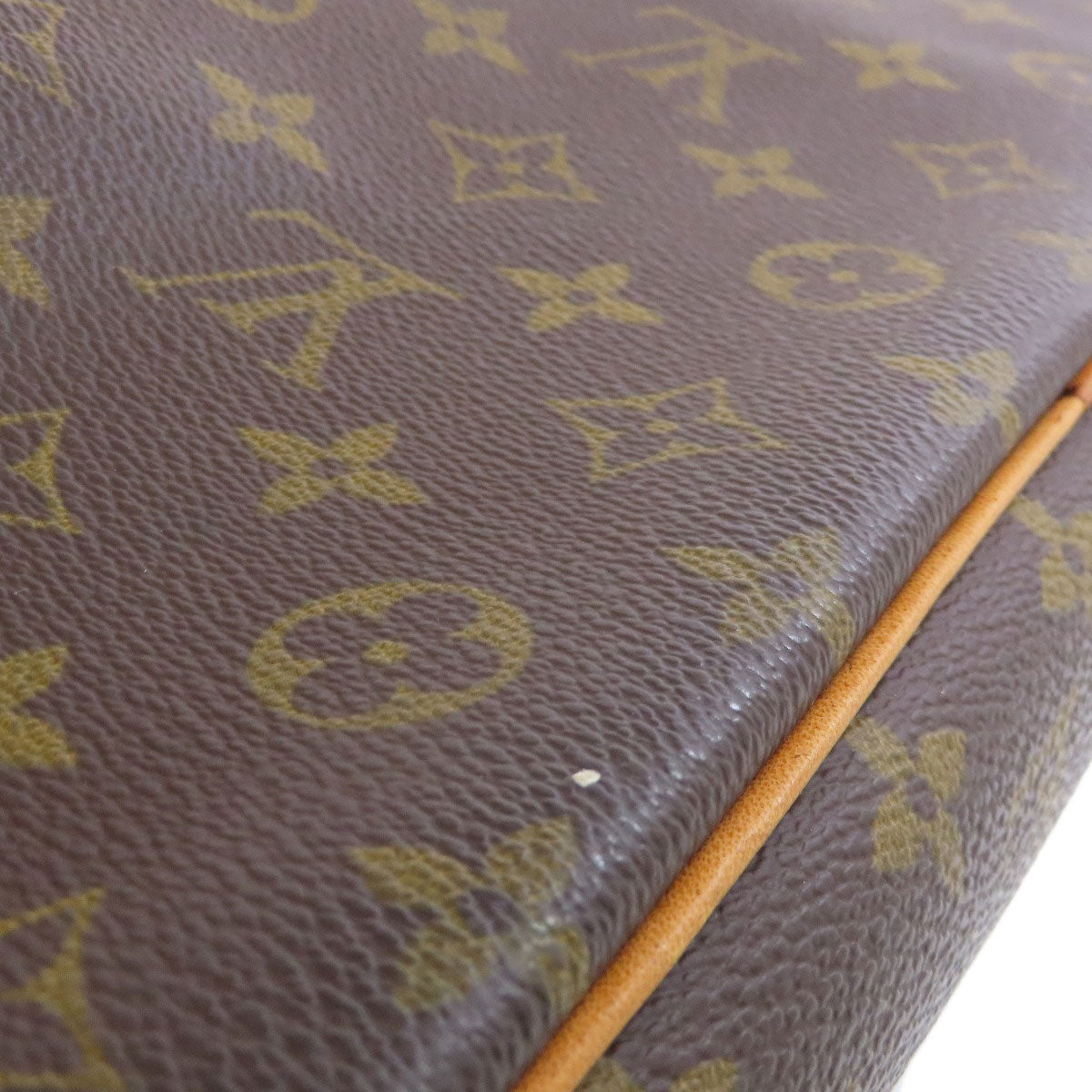 LOUIS VUITTON Handbag M47270 Monogram canvas Brown Deauville Women Used Authentic
