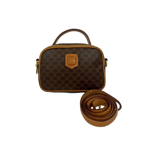 CELINE Shoulder Bag leather Brown