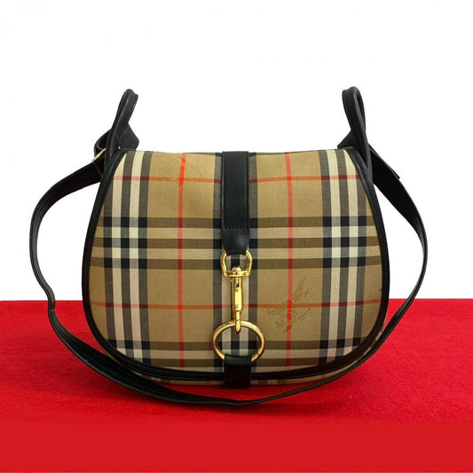 BURBERRY Shoulder Bag canvas beige