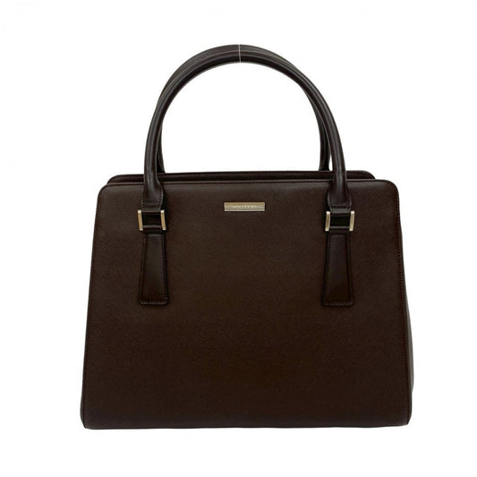 BURBERRY Handbag leather Brown