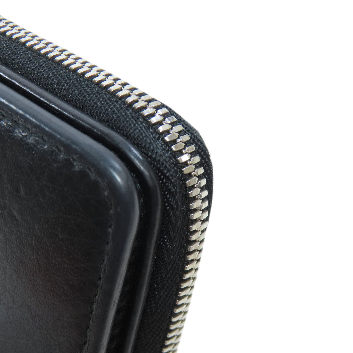 BALENCIAGA Bifold Wallet 551933 leather black Every day Women(Unisex) Used Authentic
