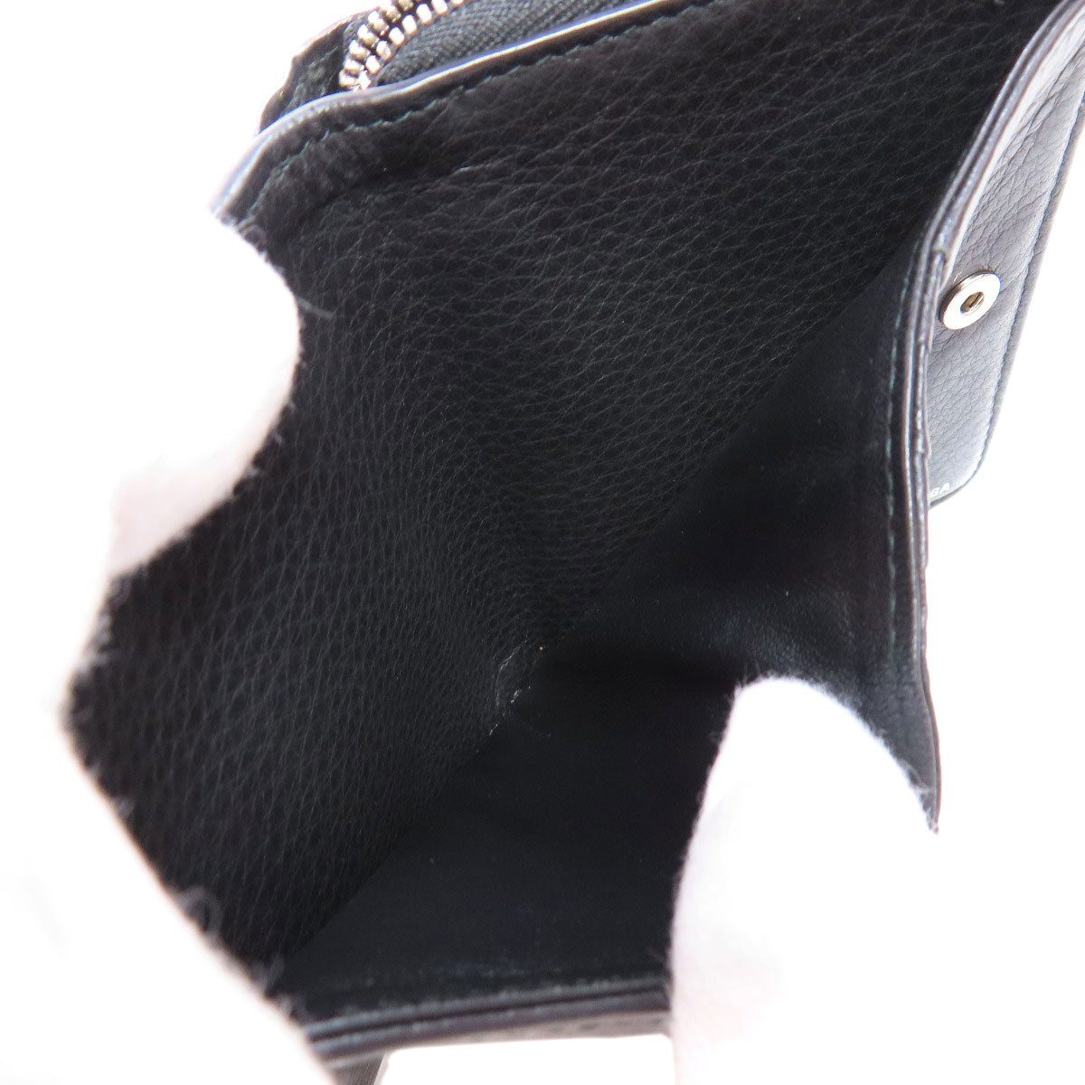 BALENCIAGA Bifold Wallet 551933 leather black Every day Women(Unisex) Used Authentic