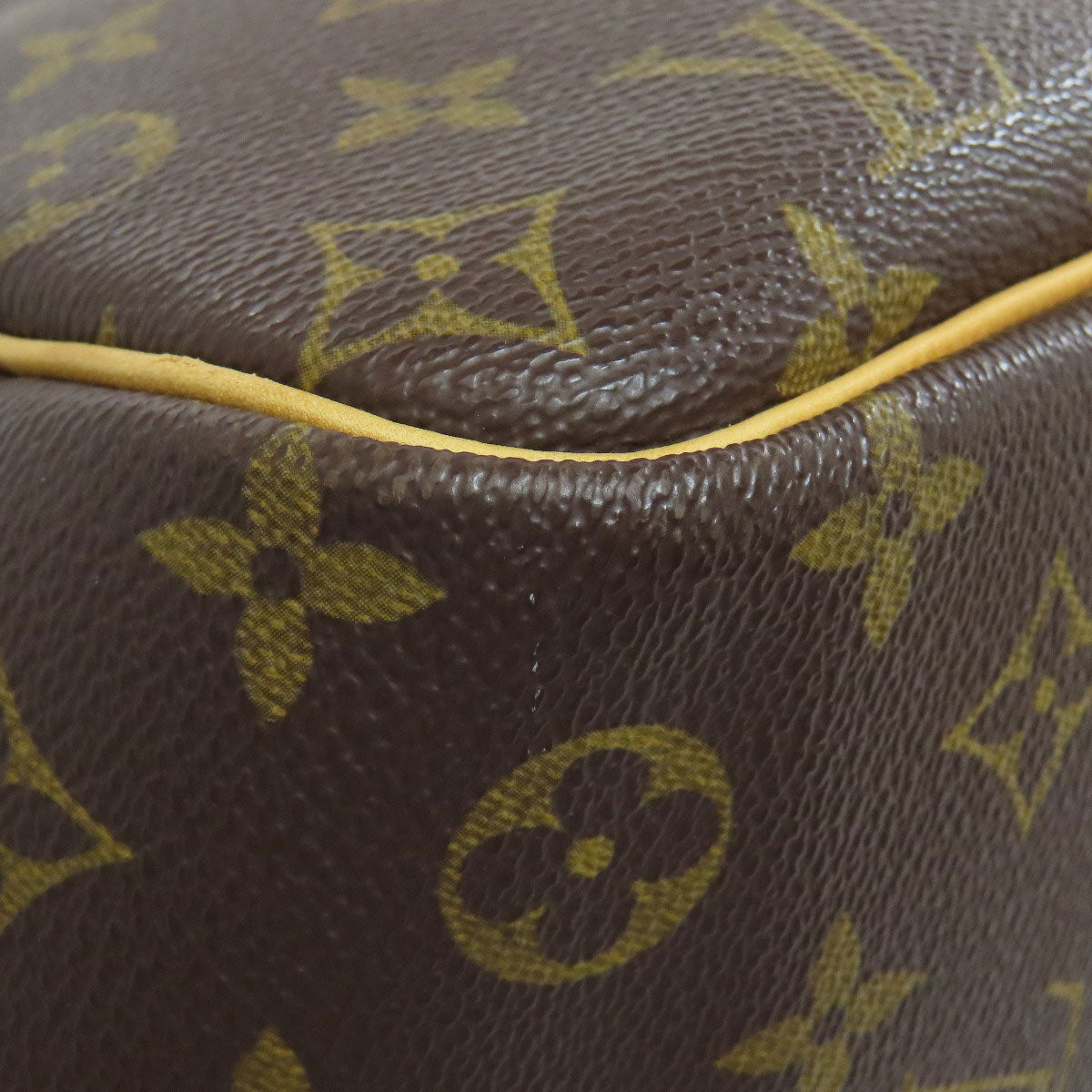 LOUIS VUITTON Handbag M47270 Monogram canvas Brown Deauville Women Used Authentic