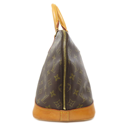LOUIS VUITTON Handbag M51130 Monogram canvas Brown Alma Women Used Authentic