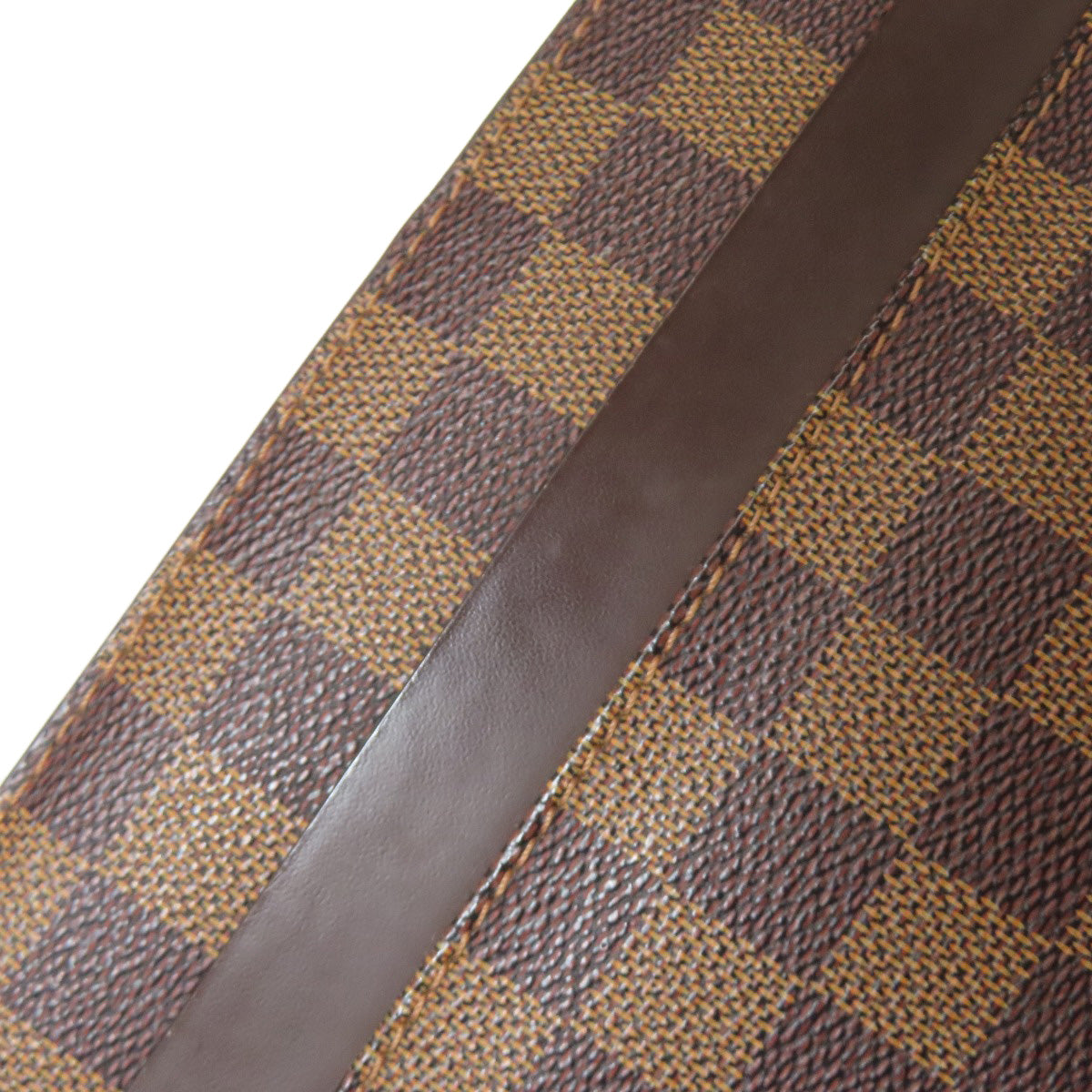 LOUIS VUITTON business bag N51993 Damier canvas Brown Saint Louis Women Used Authentic