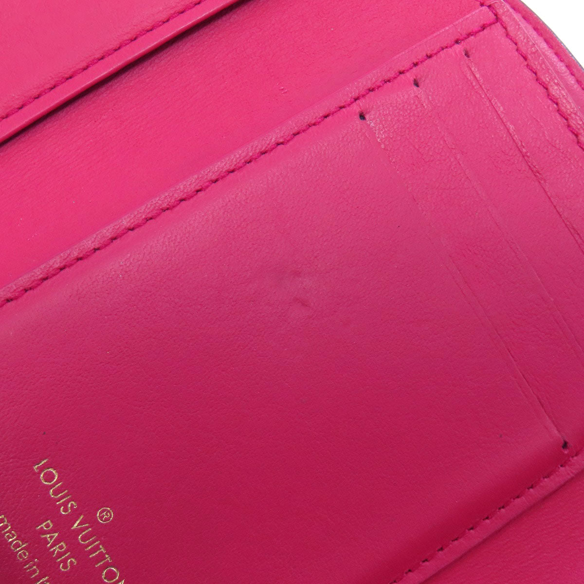 LOUIS VUITTON Bifold Wallet M69176 leather black Portefeuille LV Pont Neuf Women Used Authentic
