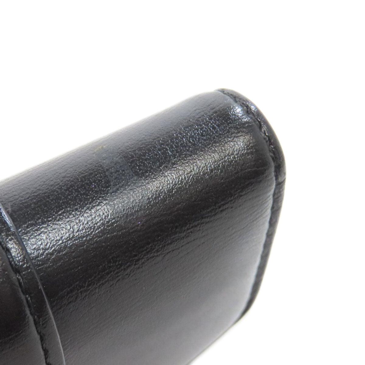 LOUIS VUITTON Bifold Wallet M69176 leather black Portefeuille LV Pont Neuf Women Used Authentic