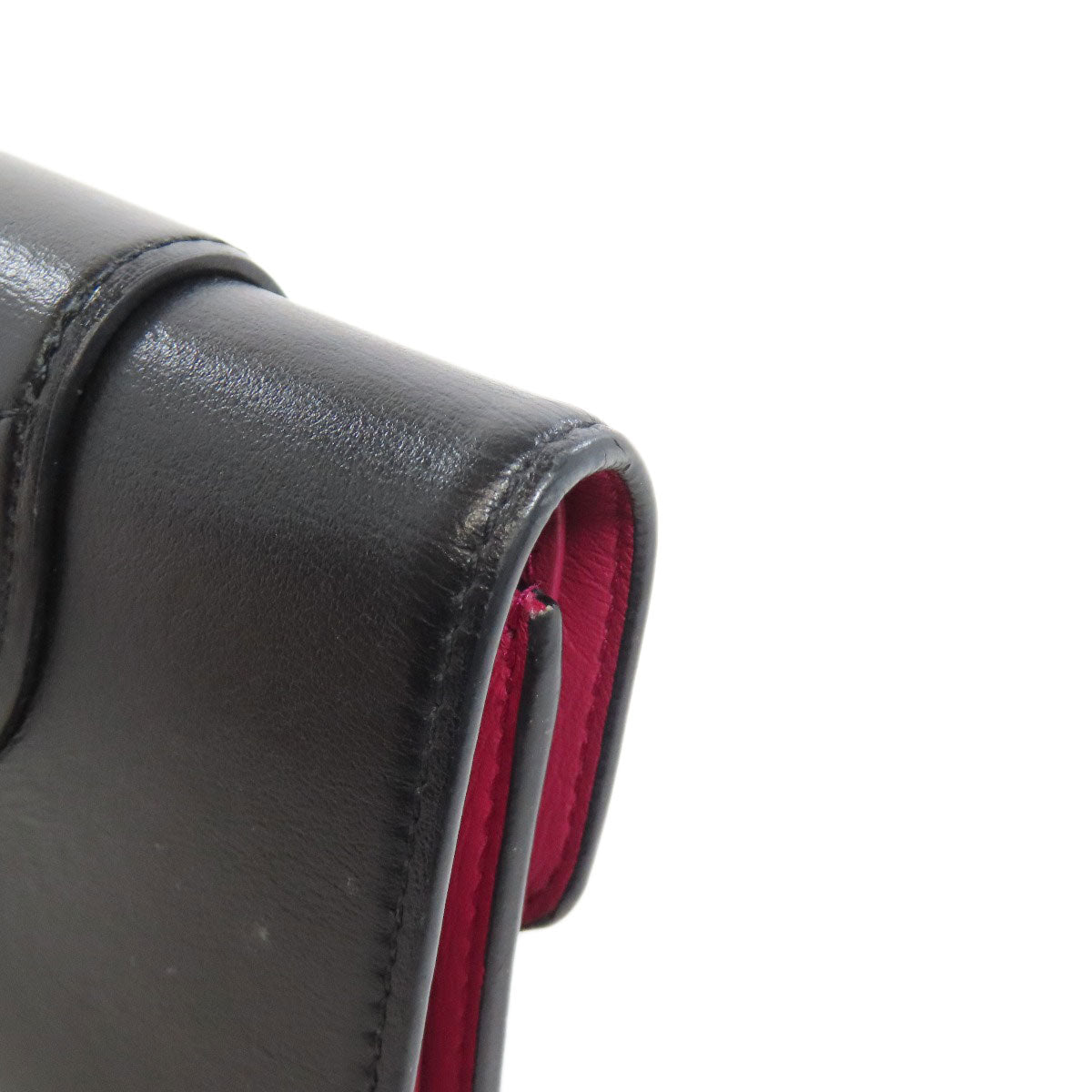 LOUIS VUITTON Bifold Wallet M69176 leather black Portefeuille LV Pont Neuf Women Used Authentic