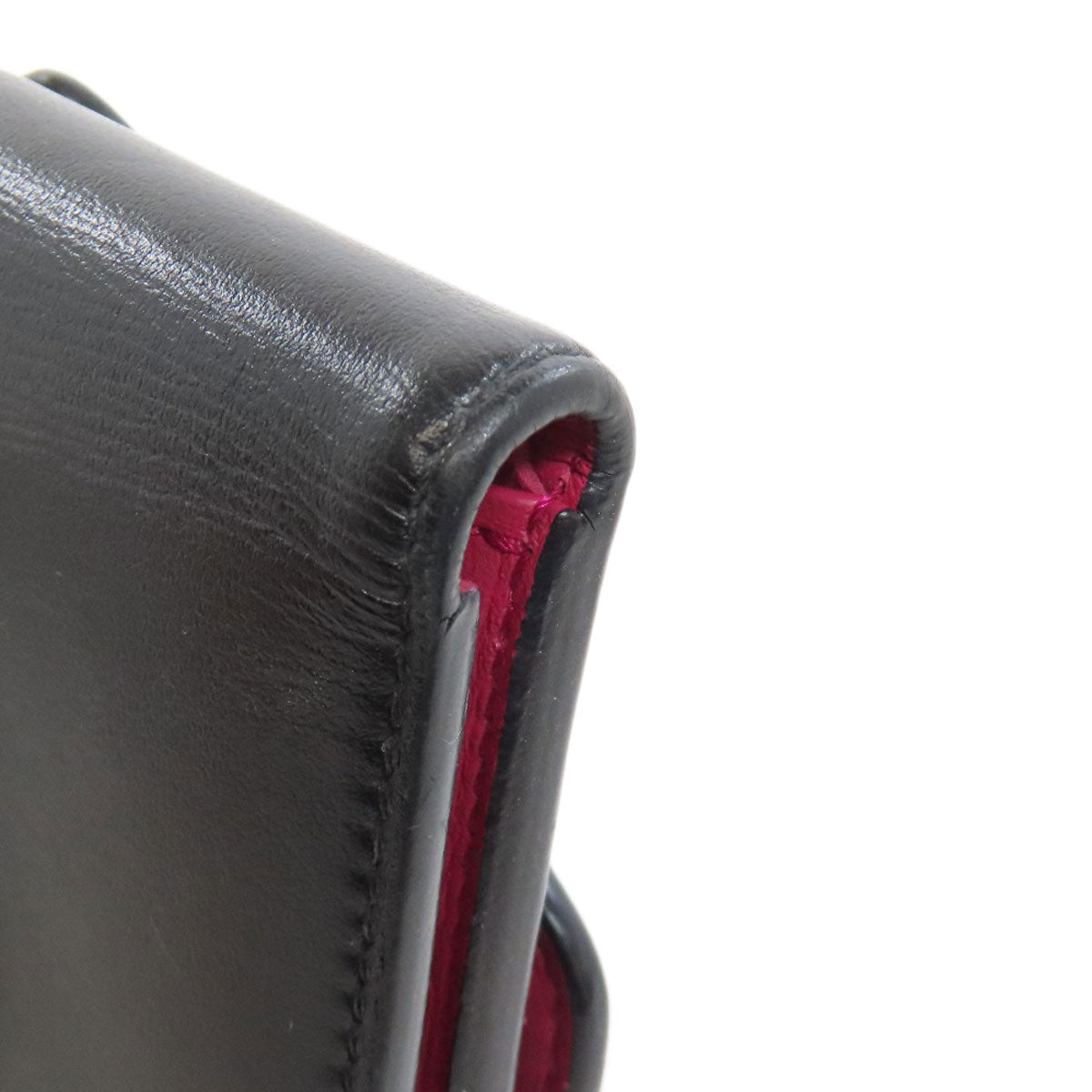 LOUIS VUITTON Bifold Wallet M69176 leather black Portefeuille LV Pont Neuf Women Used Authentic