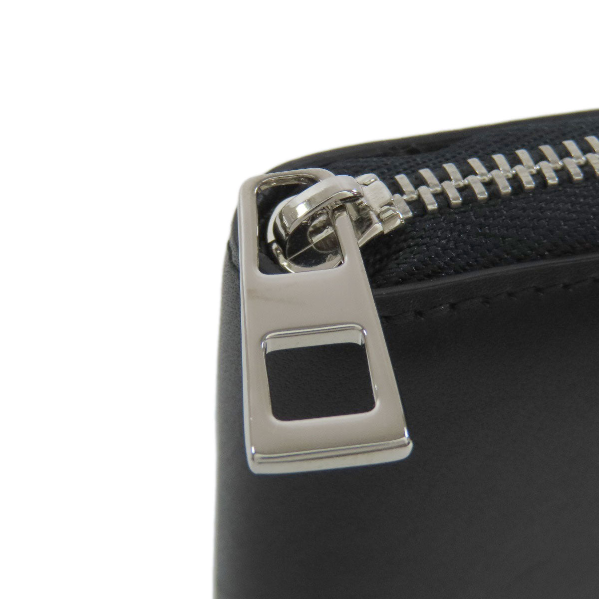 LOEWE Coin case leather black anagram Women(Unisex) Used Authentic