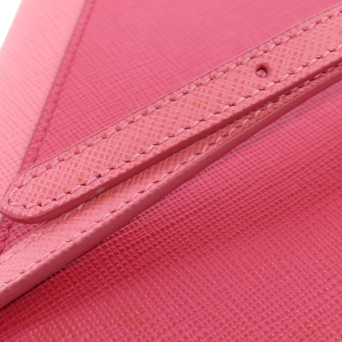 PRADA Shoulder Bag BT1020 Safiano pink logo