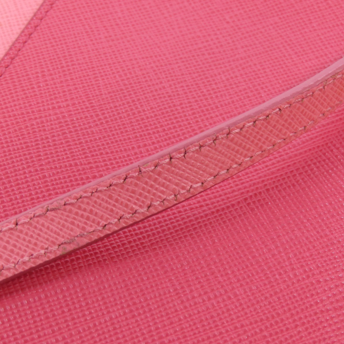 PRADA Shoulder Bag BT1020 Safiano pink logo
