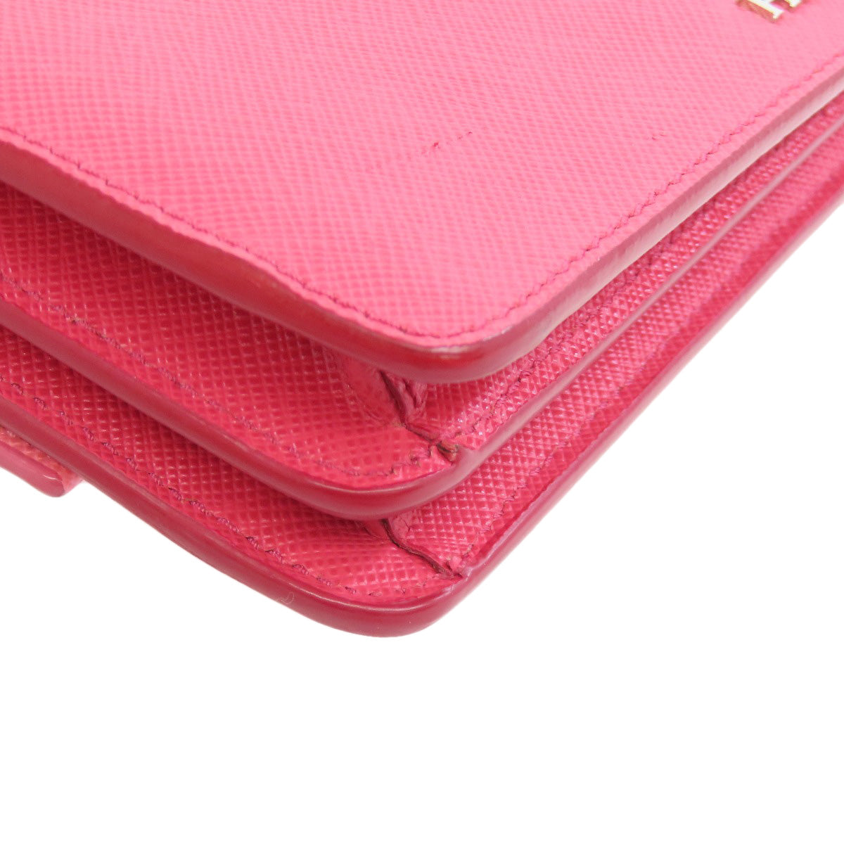PRADA Shoulder Bag BT1020 Safiano pink logo