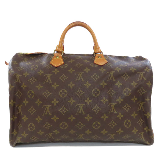 LOUIS VUITTON Boston Duffel bag M41522 Monogram canvas Brown Speedy 40 Women Used Authentic