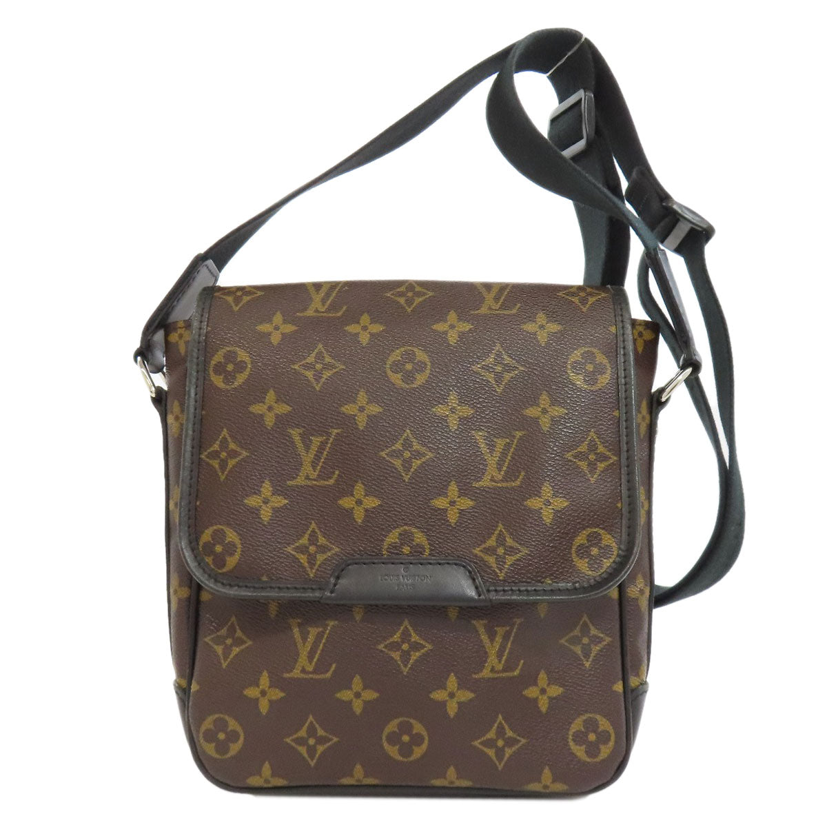 LOUIS VUITTON Shoulder Bag M56717 Monogram canvas Brown Monogram Macassar Bus PM Women Used Authentic