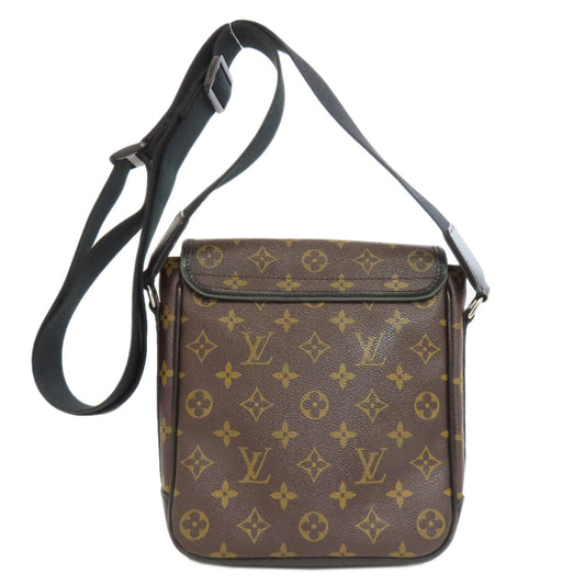 LOUIS VUITTON Shoulder Bag M56717 Monogram canvas Brown Monogram Macassar Bus PM Women Used Authentic