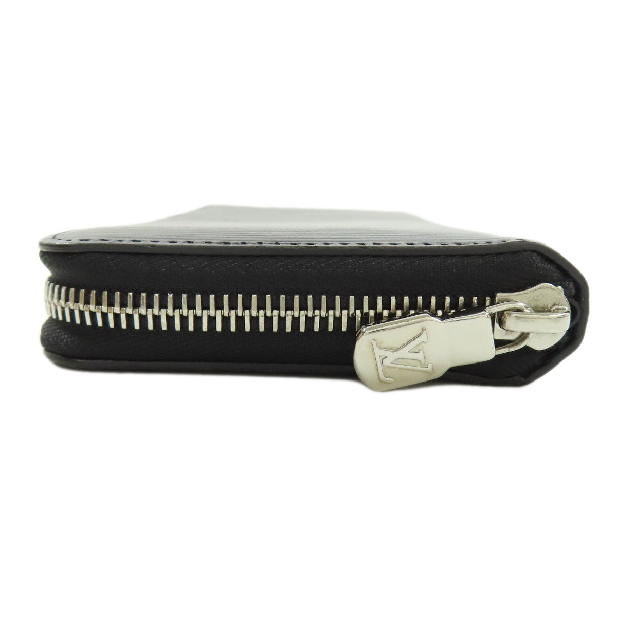 LOUIS VUITTON Long Wallet Purse M60965 Epi black Zippy wallet Vertical mens Used Authentic