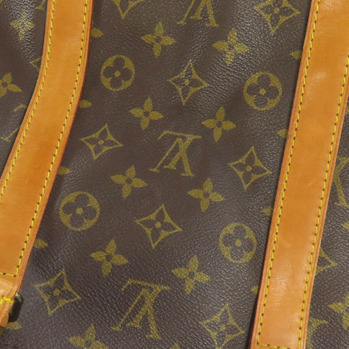 LOUIS VUITTON Boston Duffel bag M41424 Monogram canvas Brown Keepall 55 mens(Unisex) Used Authentic