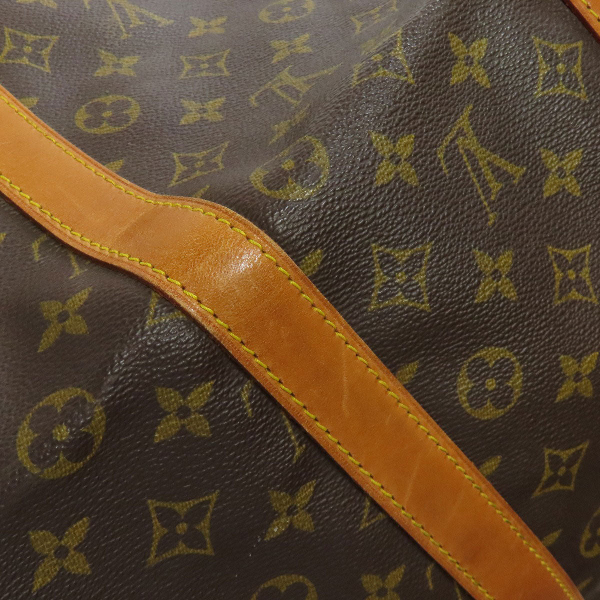 LOUIS VUITTON Boston Duffel bag M41424 Monogram canvas Brown Keepall 55 mens(Unisex) Used Authentic