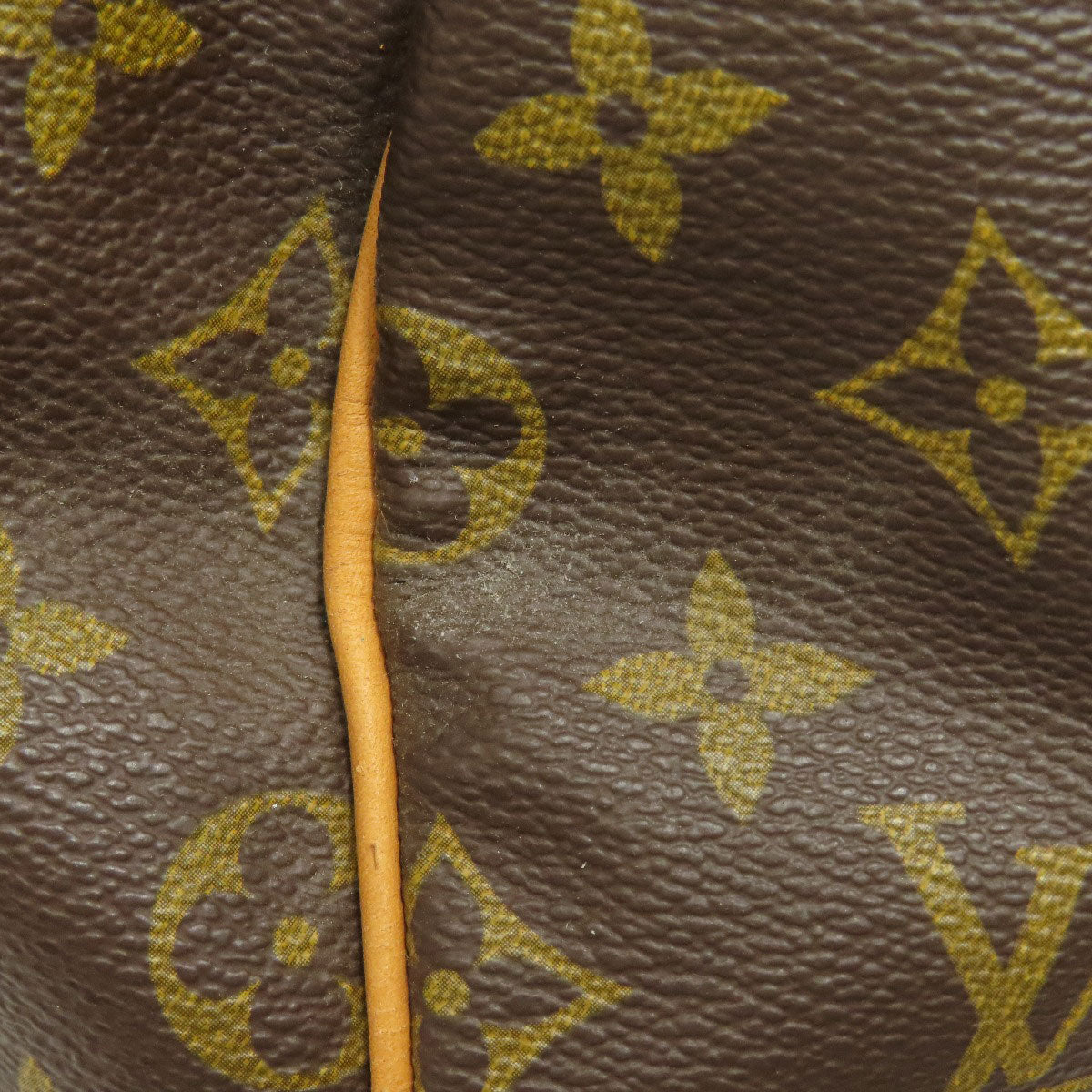 LOUIS VUITTON Boston Duffel bag M41424 Monogram canvas Brown Keepall 55 mens(Unisex) Used Authentic