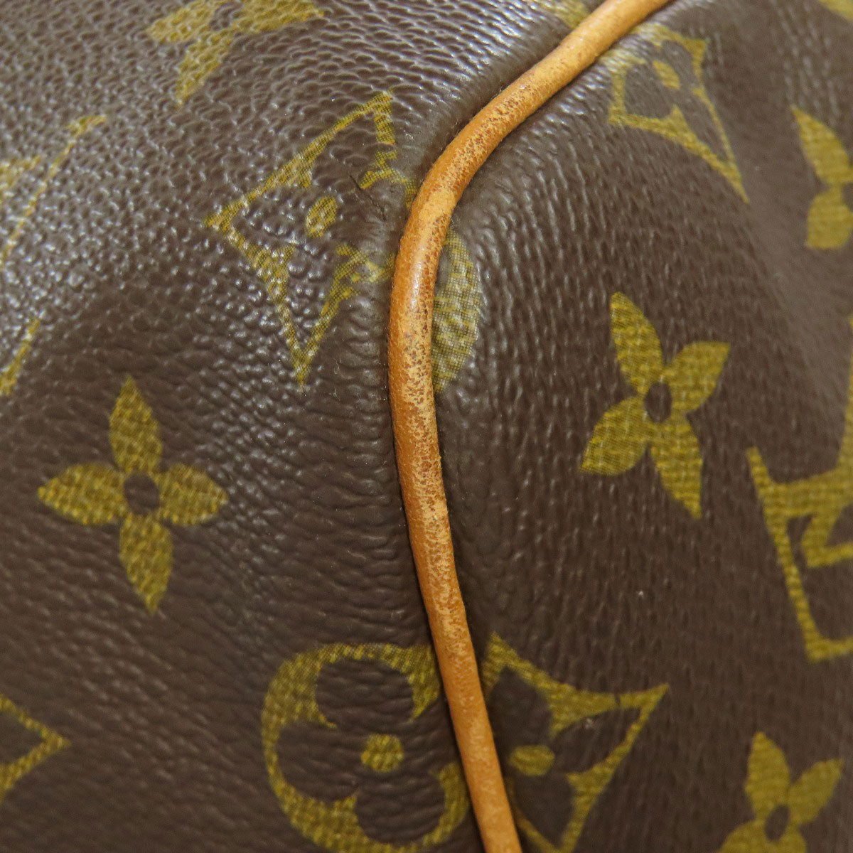 LOUIS VUITTON Boston Duffel bag M41424 Monogram canvas Brown Keepall 55 mens(Unisex) Used Authentic