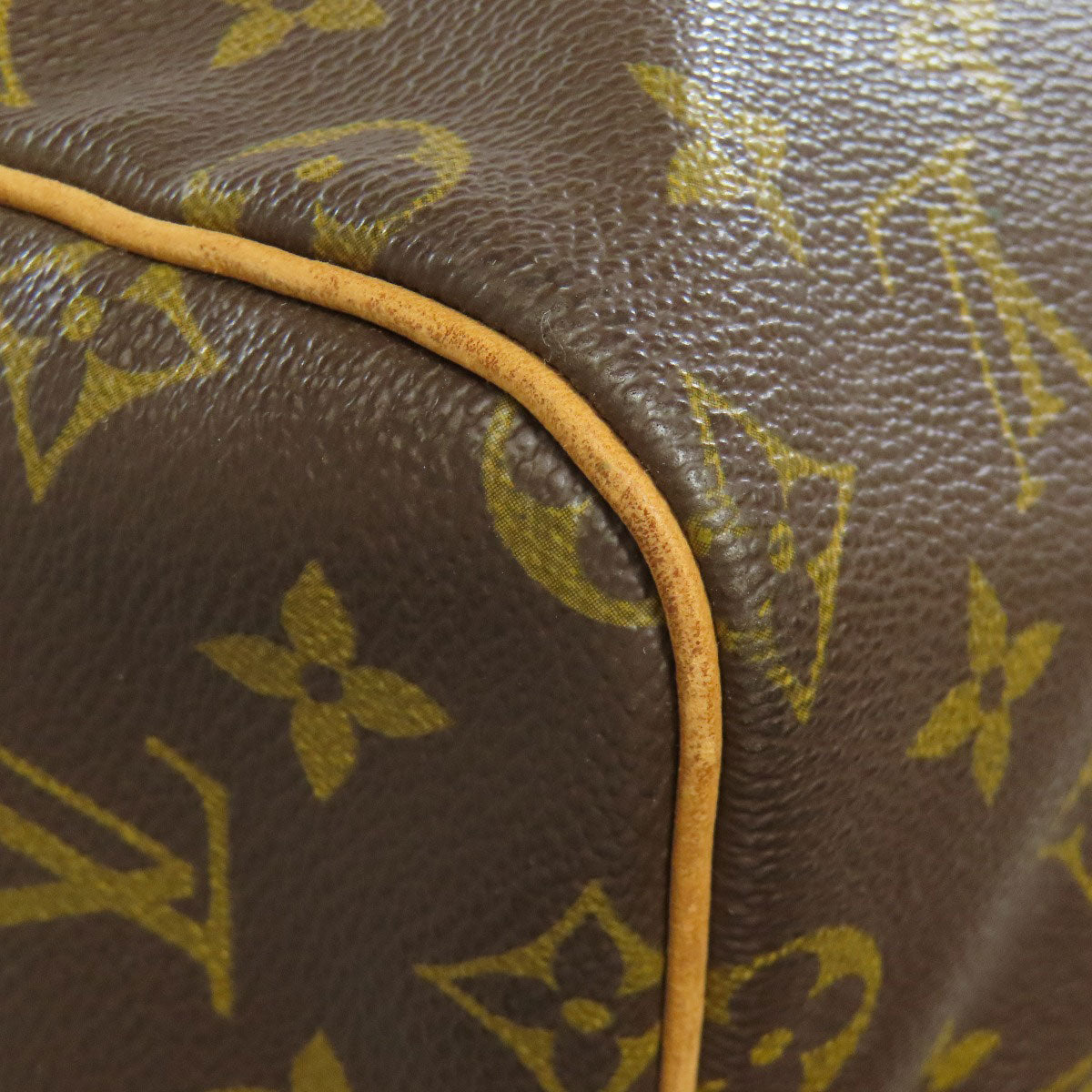 LOUIS VUITTON Boston Duffel bag M41424 Monogram canvas Brown Keepall 55 mens(Unisex) Used Authentic