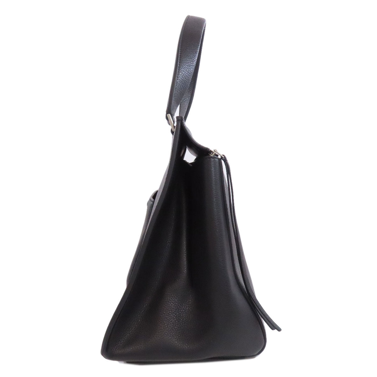 CELINE Handbag Calfskin black Edge Small Women Used Authentic