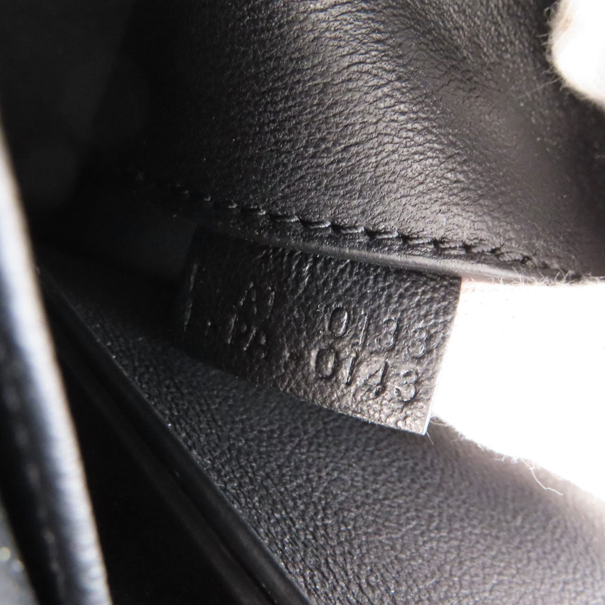 CELINE Handbag Calfskin black Edge Small Women Used Authentic