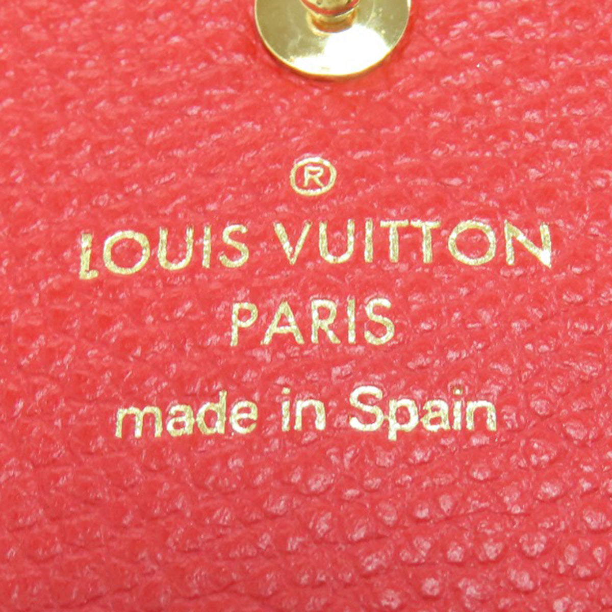 LOUIS VUITTON Long Wallet Purse M61181 Ann Platt Red Portefeuille Sara