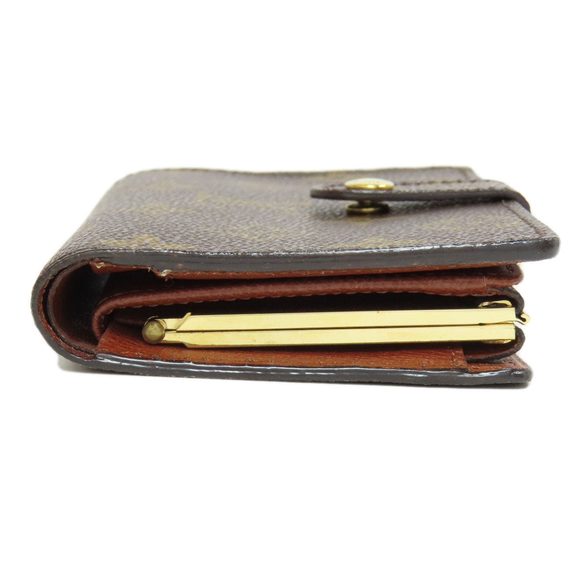 LOUIS VUITTON Bifold Wallet M61663 Monogram canvas Brown Portefeuille Vienova Women Used Authentic