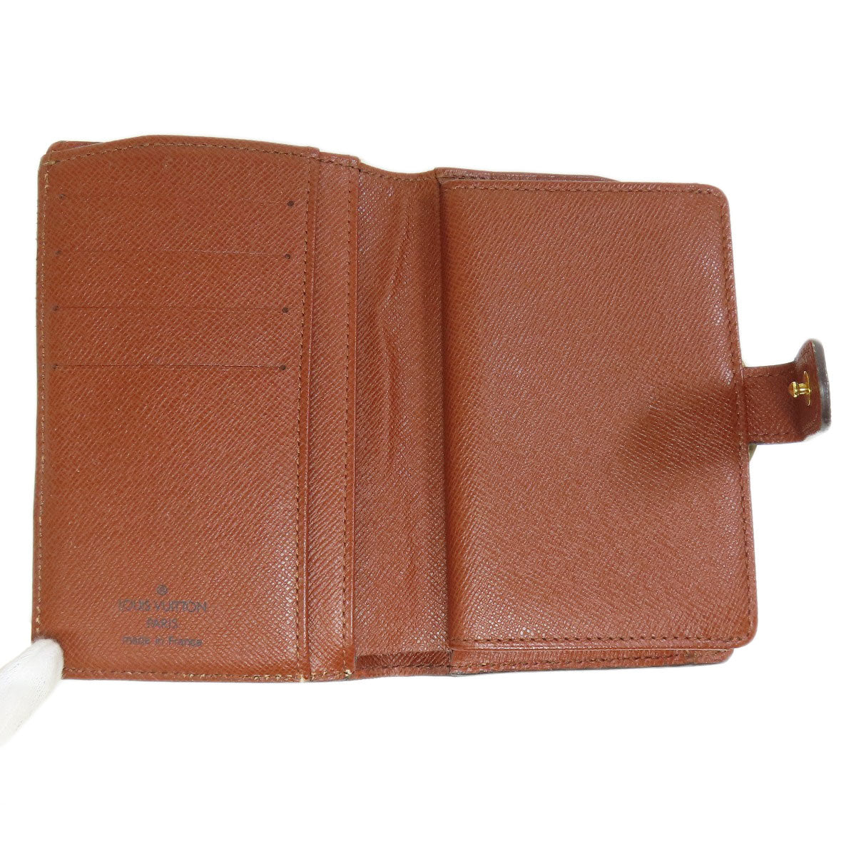 LOUIS VUITTON Bifold Wallet M61663 Monogram canvas Brown Portefeuille Vienova Women Used Authentic