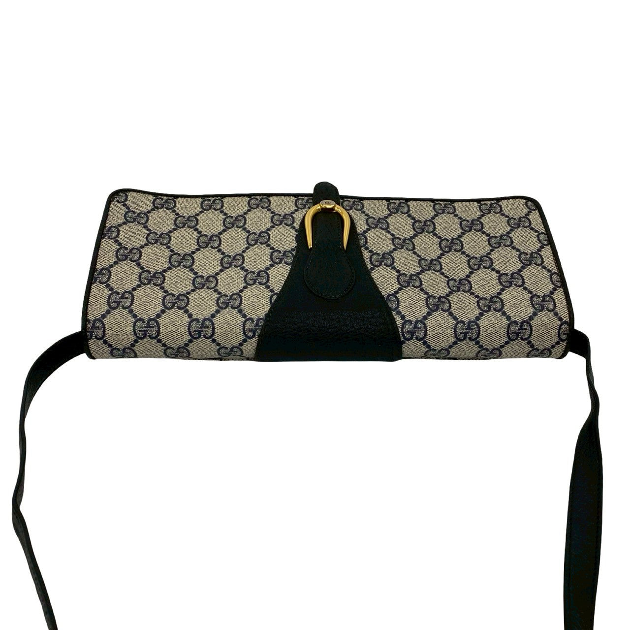 GUCCI Shoulder Bag leather Navy
