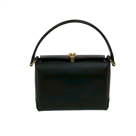 GUCCI Handbag leather black