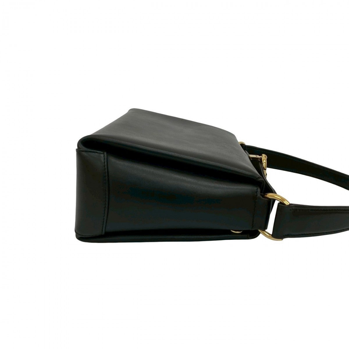 GUCCI Handbag leather black