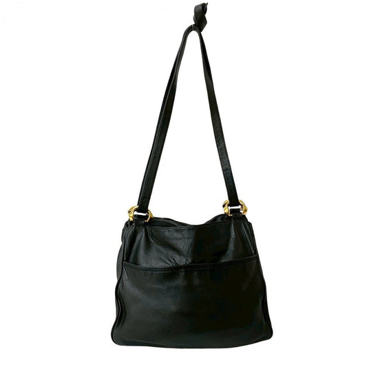 LOEWE Shoulder Bag leather black