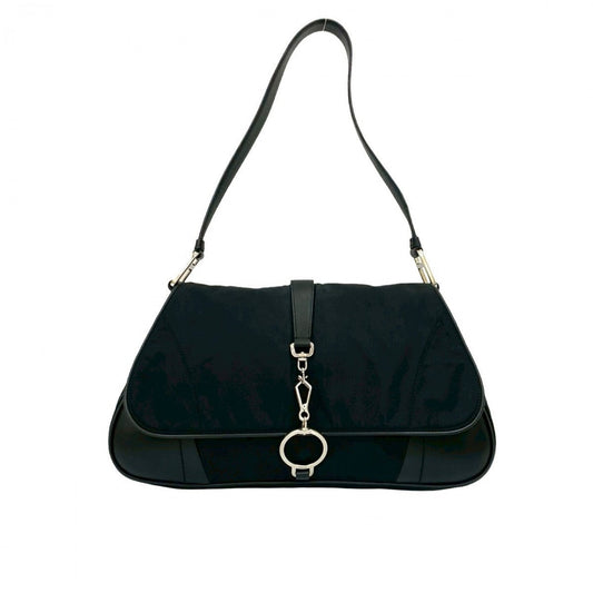 PRADA Shoulder Bag leather black