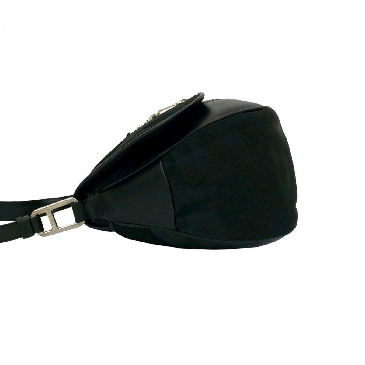 PRADA Shoulder Bag leather black