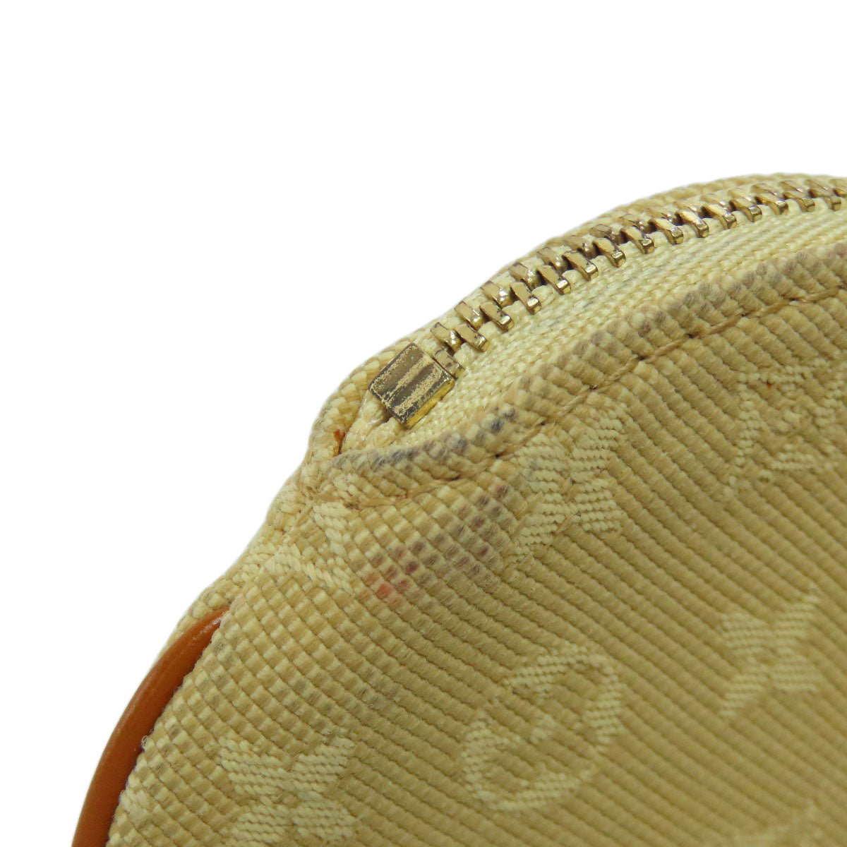 LOUIS VUITTON Coin case M92452 Monogram mini run beige Portonet Ron Women Used Authentic