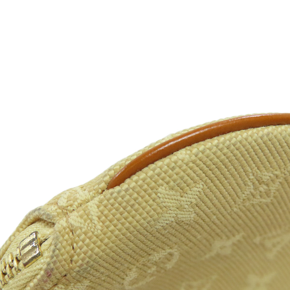 LOUIS VUITTON Coin case M92452 Monogram mini run beige Portonet Ron Women Used Authentic