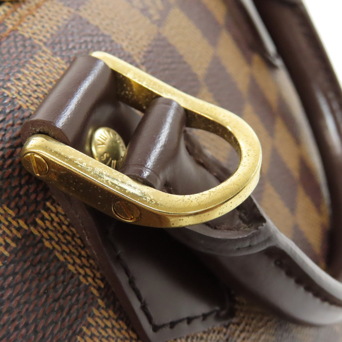 LOUIS VUITTON Handbag N51131 Damier canvas Brown Alma PM Women Used Authentic